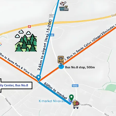 Campingplatz Santa's Winter Caravan-kabe Royal